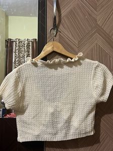 Cute Cropped Cardigan Top