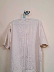 Oversized Cream T-Shirt