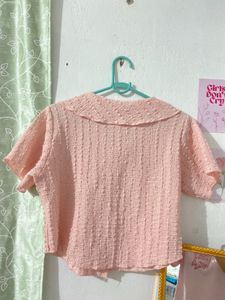 Korean Cute Pink Top