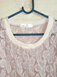 See-through Fashion Croatia Top Half-sleeve Long