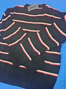 Striped Knit Sweater