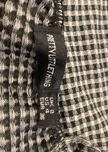 Pretty little thing Gingham Crop Top from USA