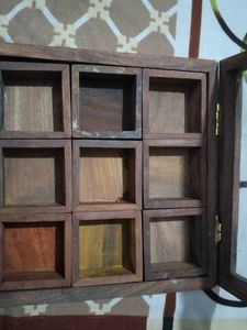 Wooden Spice Box