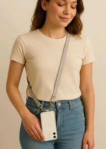 Leather Phone Strap with Clip