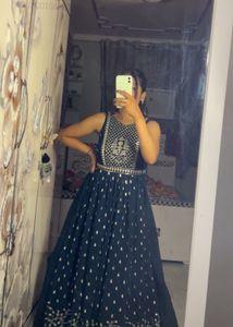 Dark Sea Green Anarkali Dress