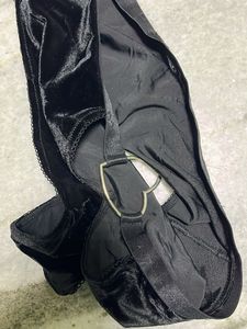 Black Velvet Heart Detail Panty