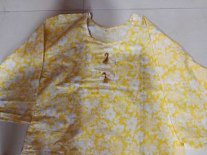 Yellow Kurta Pant Set
