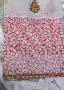 White Party Wear Saree