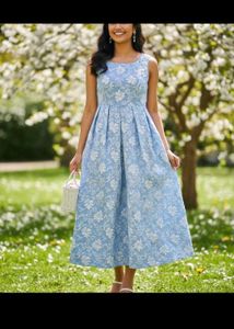 SAVANA Floral Midi Dress