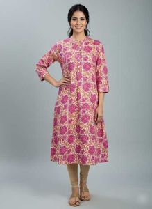 Floral Print Kurta