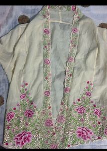 Yellow Floral Kurti
