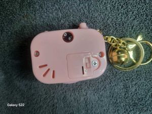 Cute Pink Projector Camera Keychain
