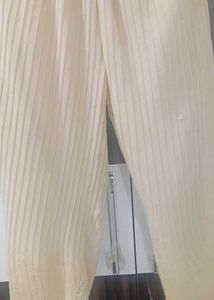 Cream Palazzo Pants