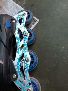 Inline Skates Blue, Like New