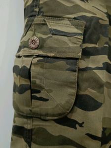 Camouflage Print Boys Capri