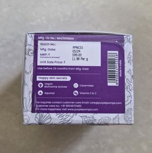 Purple Pompa Age Balance Night Cream - 50g