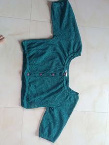 Beautiful Cut OutGreen Shrug