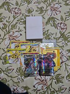 Pokemon Binder with 10 Rare Cards