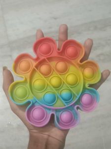 Rainbow Flower Pop It Fidget Toy