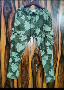 Cargo Cotton Track Pant