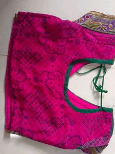 Pink Ethnic Choli