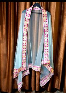 Dupatta with Embroidery Work Size 2.25 Mtr