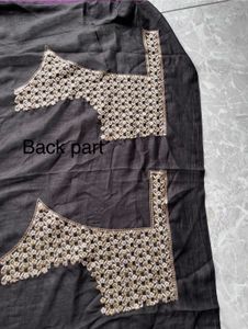 Elegant Black &amp; Gold Lehenga