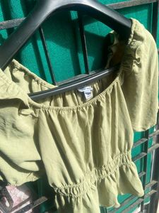 Olive Green Top