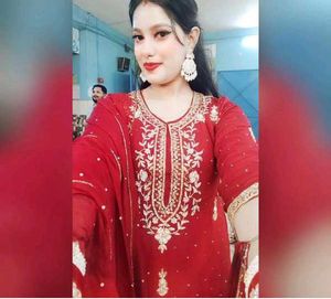 Elegant Red Kurta Set