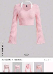 SHEIN Cute Pink Top