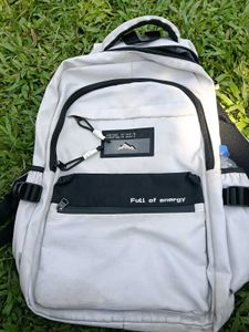 Landware White Korean Backpack