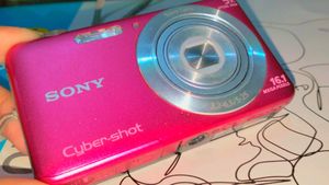Hot Pink Sony Camera