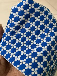 Persian blue Skirt With Lining