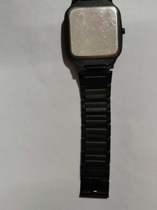 Sleek Black Wrist Watch