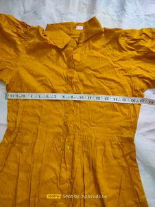 Khadi Meterial Dress Knee Length