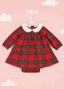 H&amp;M Baby Girl Red Check Dress
