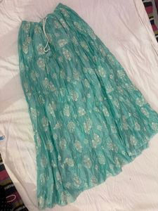 Cyan Skirt