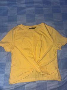 Twist Front Crop Top