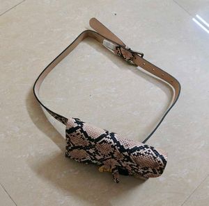 Snake belt bag