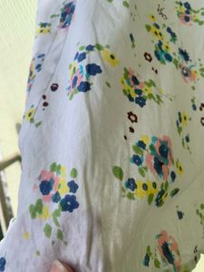 Floral Ruffle Sleeve Top