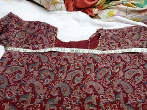 Paisley Print Kurti Set