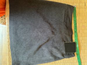 Slight Stretch Aline Velvet Like Skirt