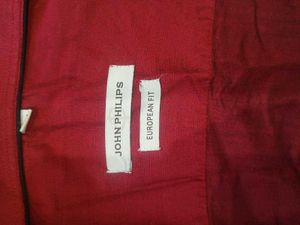 Stylish Maroon Formal Shirt – European Fit