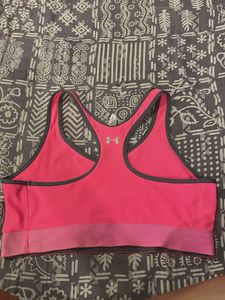 Pink Under Armour Sports Bra