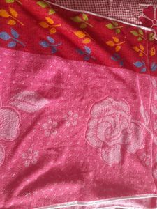 Vintage Floral Bath Towel