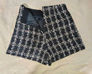 Tweed Mini Shorts