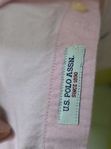 U.S. Polo Assn. Baby Pink Shirt