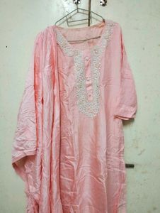 Pearl Beads Embroidery Kurti