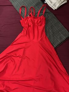 Red Midi Dress