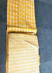 Premium Cotton Dupatta Dress Material
